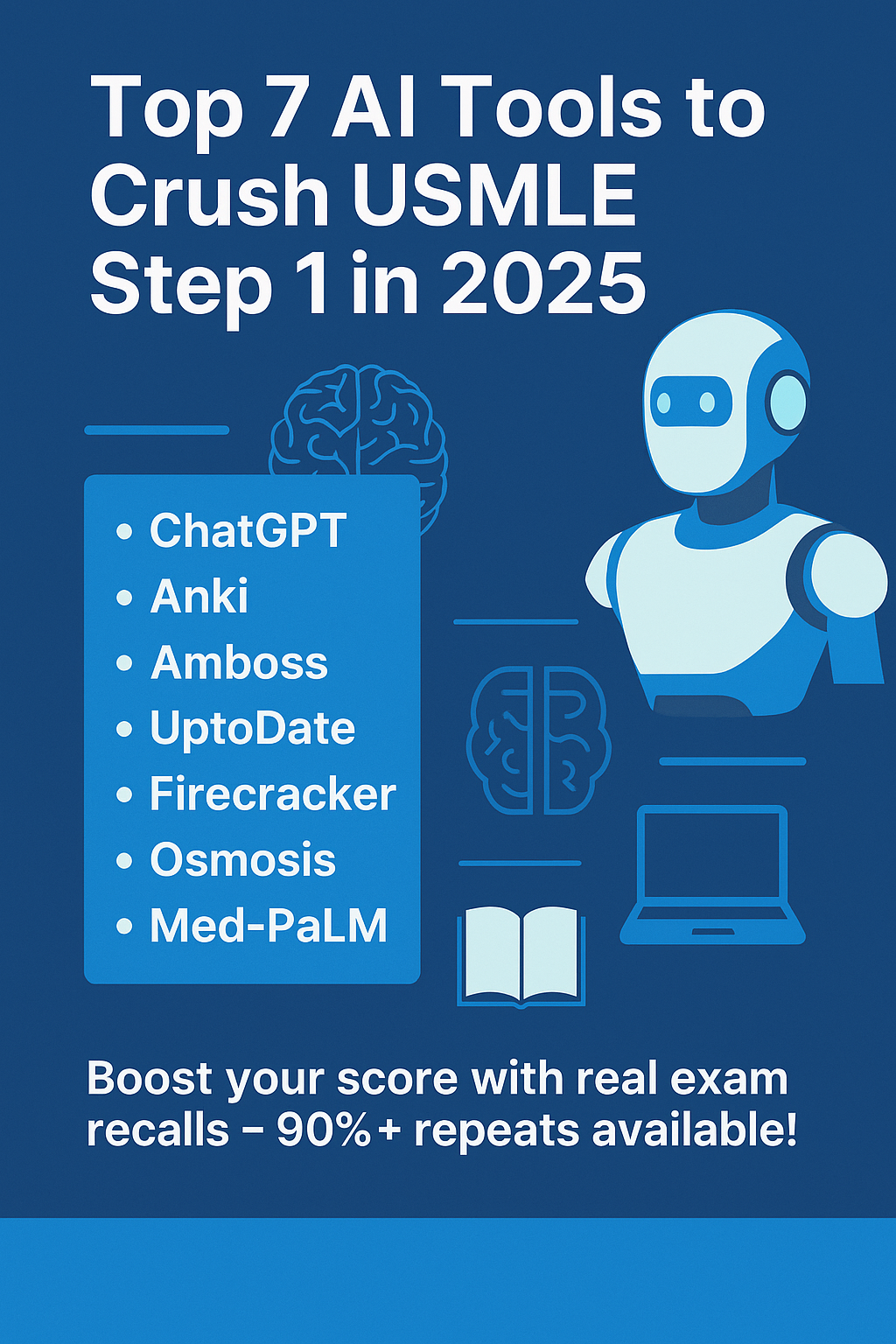 Top 7 AI Tools to Crush USMLE Step 1 in 2025 - MedScoreMax