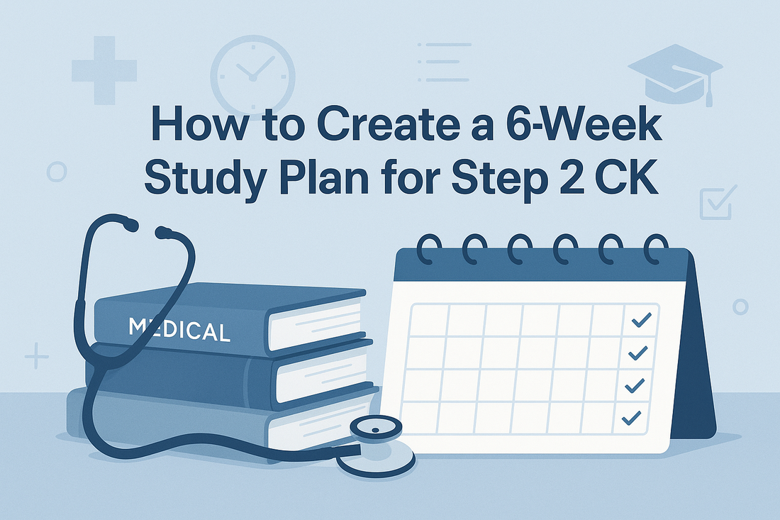 How to Create a 6-Week Study Plan for Step 2 CK - MedScoreMax