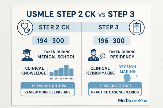 USMLE Step 2 vs Step 3: Key Differences Explained