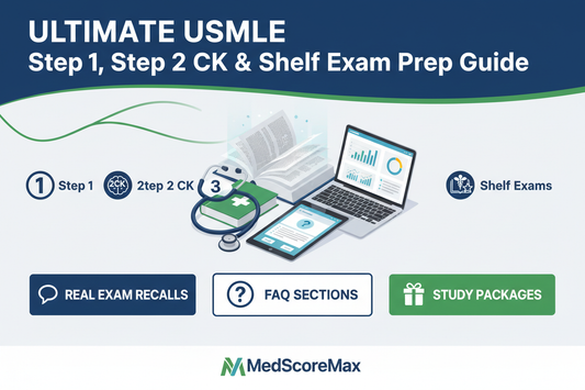 Ultimate USMLE & SHELF Exam Preparation Guide (2025): Step 1, Step 2 CK, Step 3, Shelf Clinical & Subject Exams with Real Exam Insights, Recalls & Quora FAQs