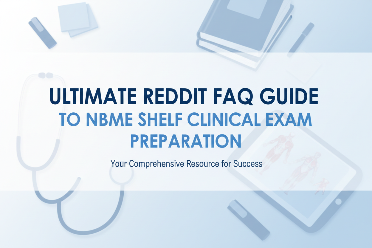 Nbme Guide Ultimate Reddit FAQ Guide to NBME Shelf Clinical Exam Preparation ...